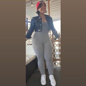 Gray Women's Jumpsuit With Spaghetii Straps BUY1 GET1 FREE